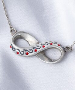 Diabetes Awareness Infinity Necklace
