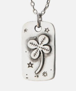 Four Leaf Clover Pewter Necklace!