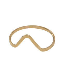 Triangle Dipped Gold Plate Multi Wire Ring