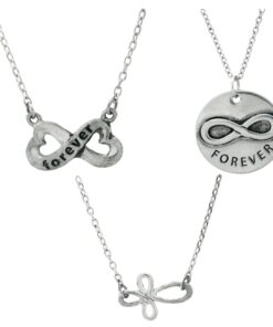 Infinite Strength of Love Pewter Necklace