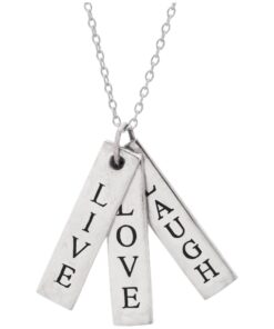 Live Love Laugh Sterling Necklace