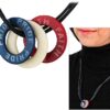 Patriot's Pride Tagua Hoop Necklace