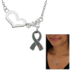 Diabetes Heart & Crystal Necklace!