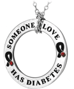 Someone I Love Has Diabetes Awareness Necklace!